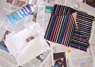 How-Tuesday: Fabric Scrap Envelopes How-Tuesday: Fabric Scrap Envelopes