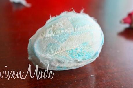 Fabric Scrap Easter Eggs Fabric Scrap Easter Eggs