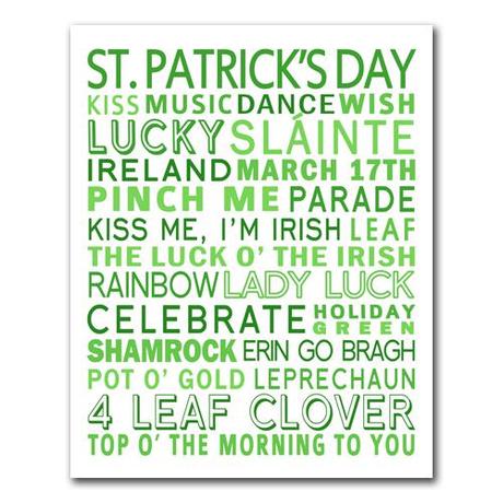 FPF: 10 St. Patrick's Day Subway Art Printables FPF: 10 St. Patrick's Day Subway Art Printables