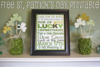 FPF: 10 St. Patrick's Day Subway Art Printables FPF: 10 St. Patrick's Day Subway Art Printables
