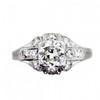 Pre-Owned Platinum and Diamond Engagement Ring Round Brilliant Cut... Vintage Engagement Ring Eye Candy – Wedding Wednesday