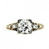 Pre-Owned Vintage Engagement Ring 14K and Platinum Round Brilliant Cut... Vintage Engagement Ring Eye Candy – Wedding Wednesday