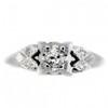 Pre-Owned 14K White Gold Engagement Ring Round Brilliant .20ct Vintage Engagement Ring Eye Candy – Wedding Wednesday