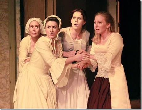 Pat Parks, Allison McCorkle, Adrienne Matzen and Alex Fisher in Polarity Ensemble Theatre's Review: Tom Jones (Polarity Ensemble)