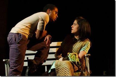 Lance M. Newton and Amrita Dhaliwal, A scene from Urban Theater Chicago's Review: Fucking A (Urban Theater Chicago)