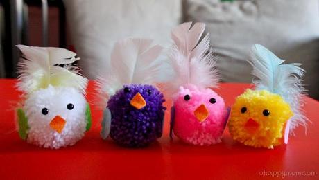 Easter craft #2 - Flying chicks