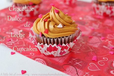 chocolate dulce de leche cupcakes Valentine’s Day Treats