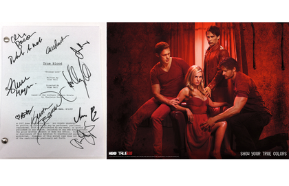 Auction of True Blood Script donated by Kristin Bauer Script from S1, E1 donated by Kristin Bauer to Benefit Christie’s Green Auction