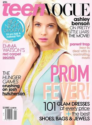 Teen Vogue April 2012 Cover: Ashley Benson