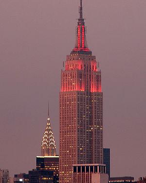 The Empire State Building.