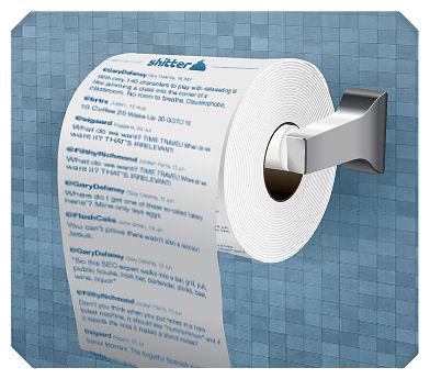 Turn Your Twitter Messages Into Rolls Of Toilet Paper
