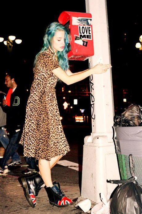 Indie Inspiration: Big cat prints and pretty punk hair! -...