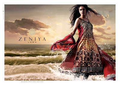 Zeniya Lawn Prints Summer Collection 2012 Ready to Wear