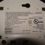 Family Guard FG888D Back Marked Up Family Guard FG888D Back Marked Up