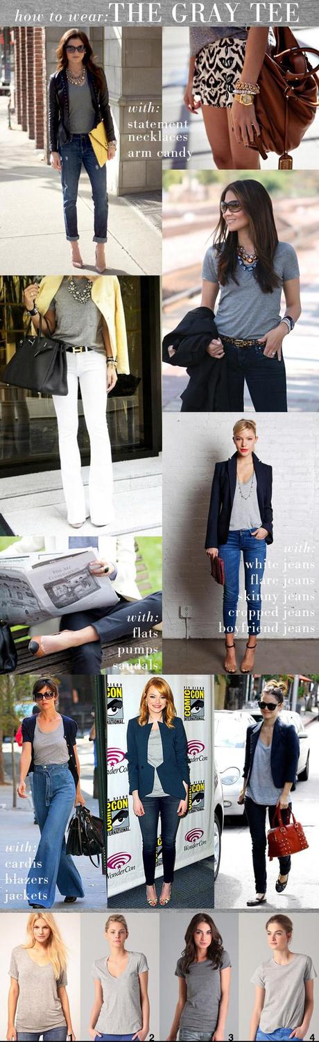 small shop: how to wear the gray tee THE GRAY TEE //