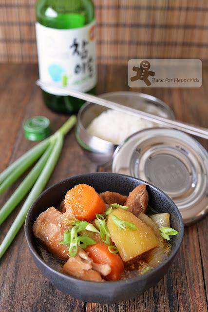korean soju chicken stew easy
