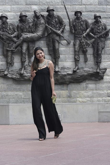 what to wear to a wedding at the beach, black tie, black jumpsuit zara, sequin strap jumpsuit, black dress, LBD, fashion , stylist, street style, myriad musings 