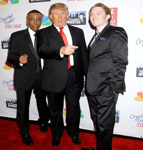 Winner Arsenio Hall, Donald Trump and Clay Aiken