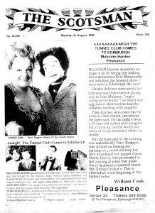 One of comic Malcolm Hardee’s famous stunts. The legend… And the real truth One of comic Malcolm Hardee’s famous stunts. The legend… And the real truth