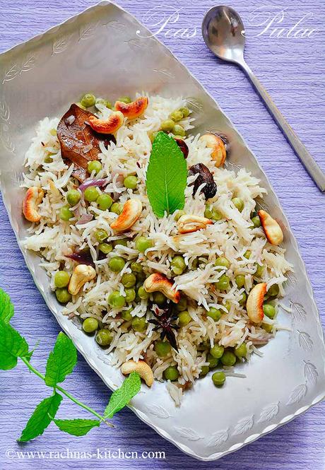 Peas Pulao Recipe, How To Make Matar Pulao | Rice With Peas Recipe