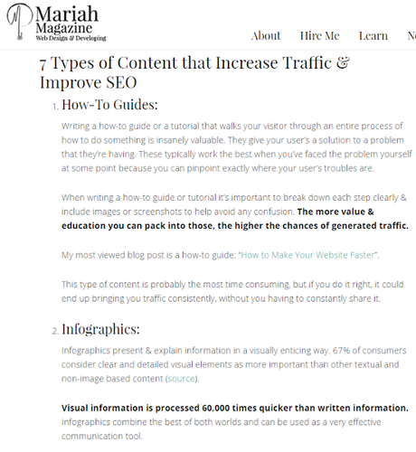Find Blog Post Content