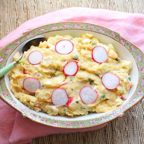 Cantaloupe Mint Lemonade for #SundaySupper Mom's Potato Salad