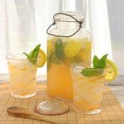 Cantaloupe Mint Lemonade for #SundaySupper Cantaloupe Mint Lemonade