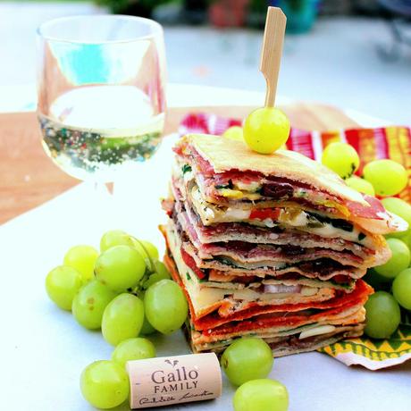 Cantaloupe Mint Lemonade for #SundaySupper Picnic Sandwich Torte