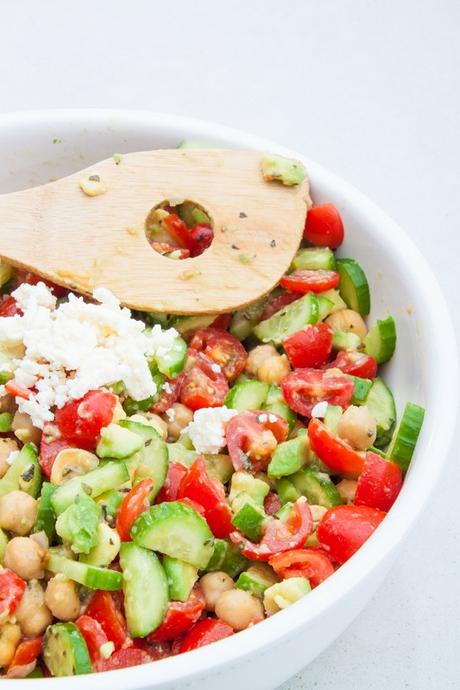 Chickpea, Tomato, and Feta Salad Chickpea, Tomato, and Feta Salad