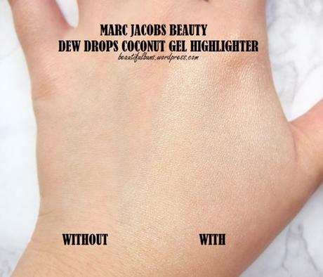 Review/Swatch: Marc Jacobs Beauty Dew Drops Coconut Gel Highlighter