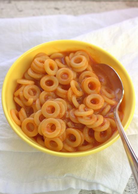 Spaghetti Rings in Tomato Sauce for #BacktoSchool Spaghetti Rings in Tomato Sauce