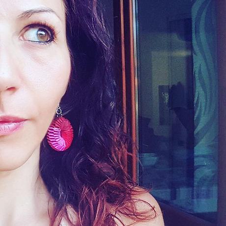 Woven Paper Earrings by Arual Dem Woven Paper Earrings by Arual Dem