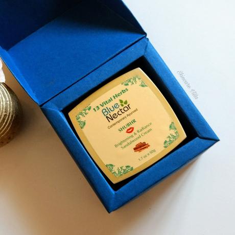 Blue Nectar Shubhr Ayurvedic Sandalwood Brightening and Radiance Cream Review, Price, Availability Blue Nectar Shubhr Ayurvedic Sandalwood Brightening and Radiance Cream Review, Price, Availability