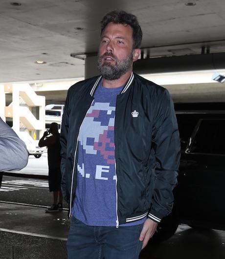 Ben Affleck departs from LAX Airport