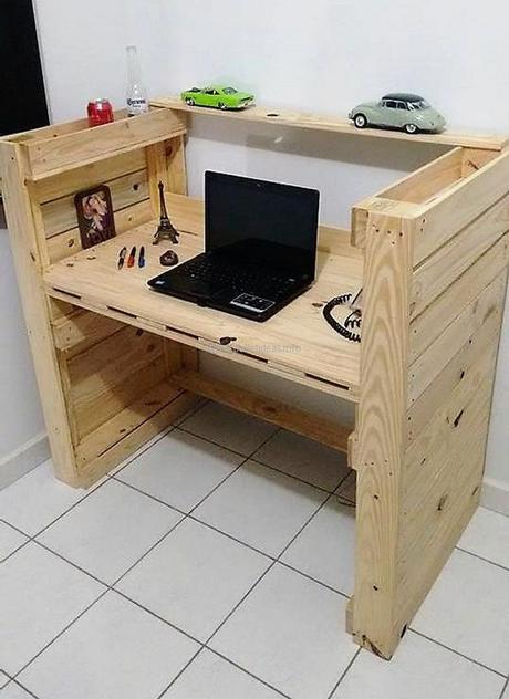 DIY Computer Desk Ideas Space Saving (Awesome Picture)