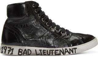 Lieutenant Gone Rogue:  Saint Laurent Bad Lieutenant Joe Mid-Top Sneaker