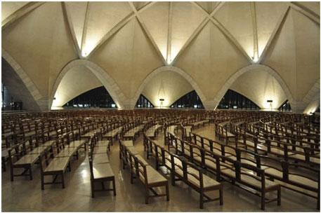 Lotus Temple inside view