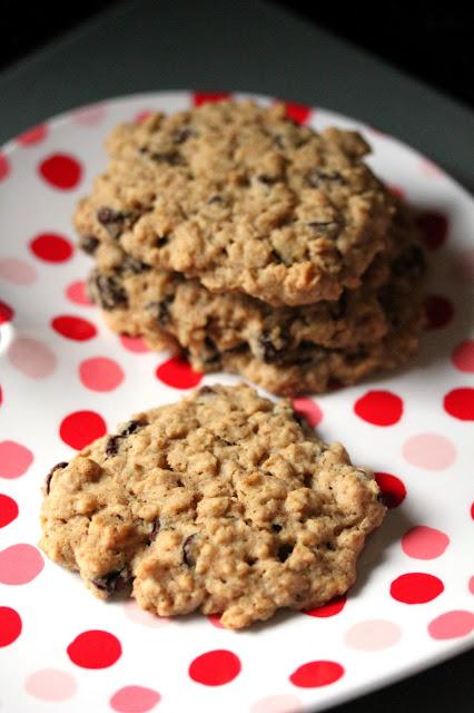 Soft Peanut Butter Oatmeal Chocolate Chip Cookies