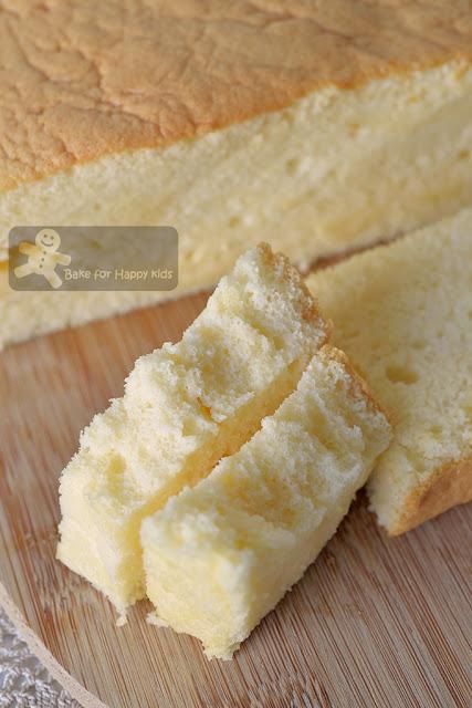 Taiwanese gochabi cheese old school sponge cake