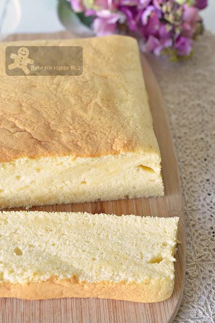 Taiwanese gochabi cheese old school sponge cake
