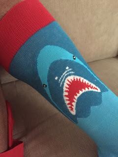 Cool Coverage For Your Fins:  SockFancy.com For Shark Week
