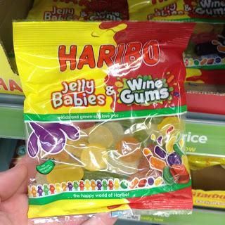 haribo jelly babies and winegums