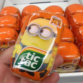 tic tacs banana and tangerine dave despicable me 3 minions