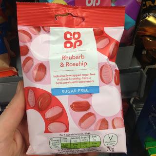 co op rhubarb and rosehip sweets