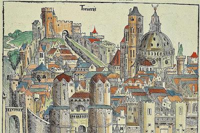 Dynamics of medieval cities