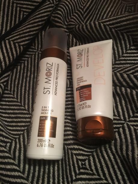 And more self tanning; St Moriz