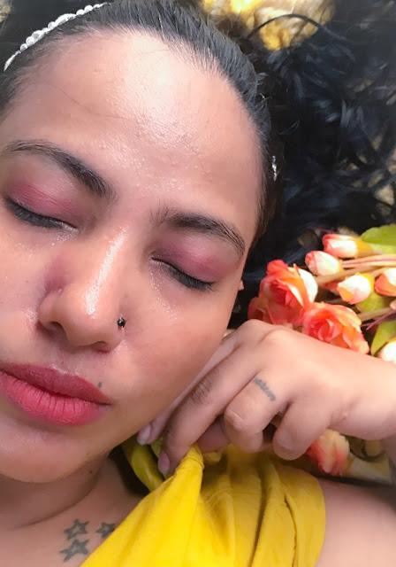 National Lipstick Day A quick pink eyes and lips look
