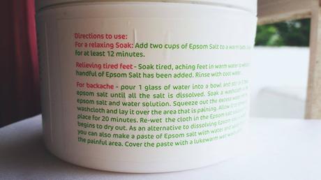 Review // Mamaearth Epsom Bath Salt