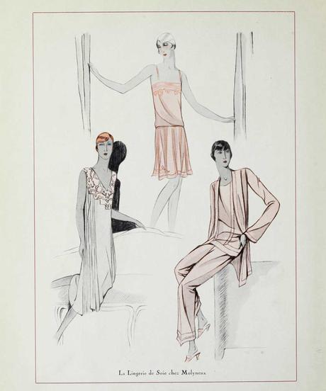 1920s Fashion - Paris 1928 - Lingerie by Molyneux 1920s Fashion - Paris 1928 - Lingerie by Molyneux