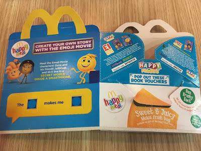 Today's Review: The Emoji Movie Happy Meal Box